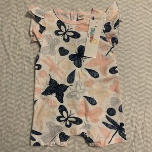 NWT butterfly romper